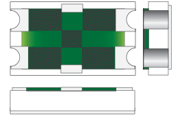 illustration of Balanced PI Chip Attenuators 2335