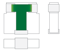 Chip Attenuator illustration of 3-Sided Wraparound