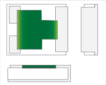 Chip Attenuator illustration of Half Wrap
