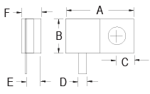 High Power Flange RF Termination Right