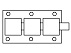 High Power 500W 500W BeO Flange RF Termination Custom